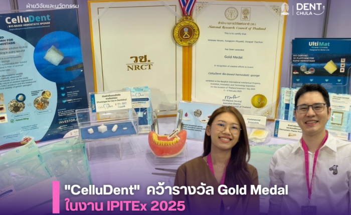 "CelluDent" คว้ารางวัล Gold Medal ในงาน IPITEx 2025